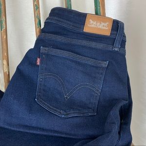 c.2012 Levi’s 529 Curvy Bootcut Indigo Blue Jeans